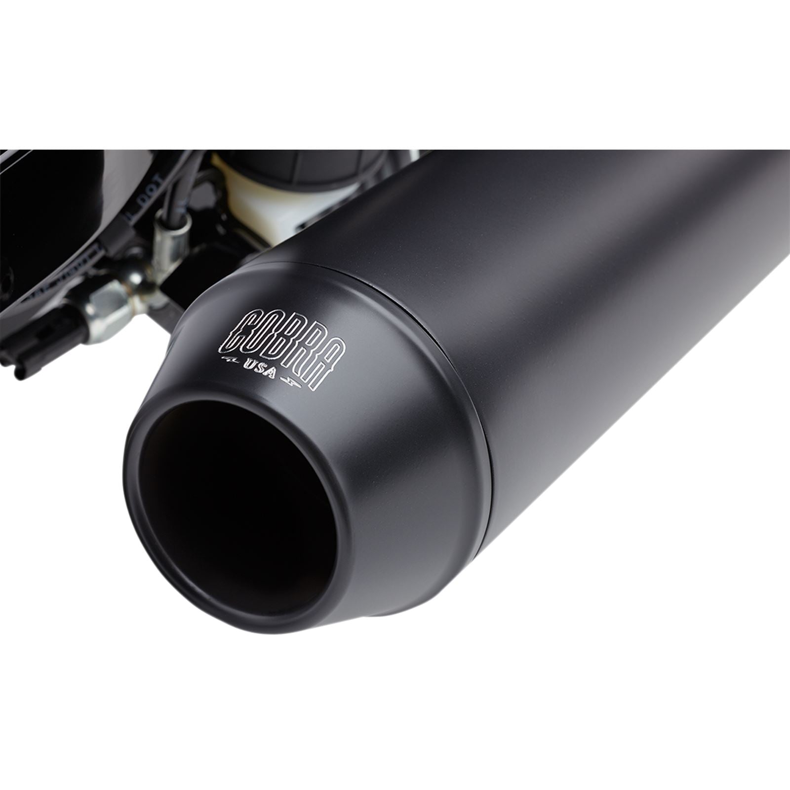 Cobra El Diablo Exhaust - Black - 4" - '12-'17 Dyna 6477B_361562