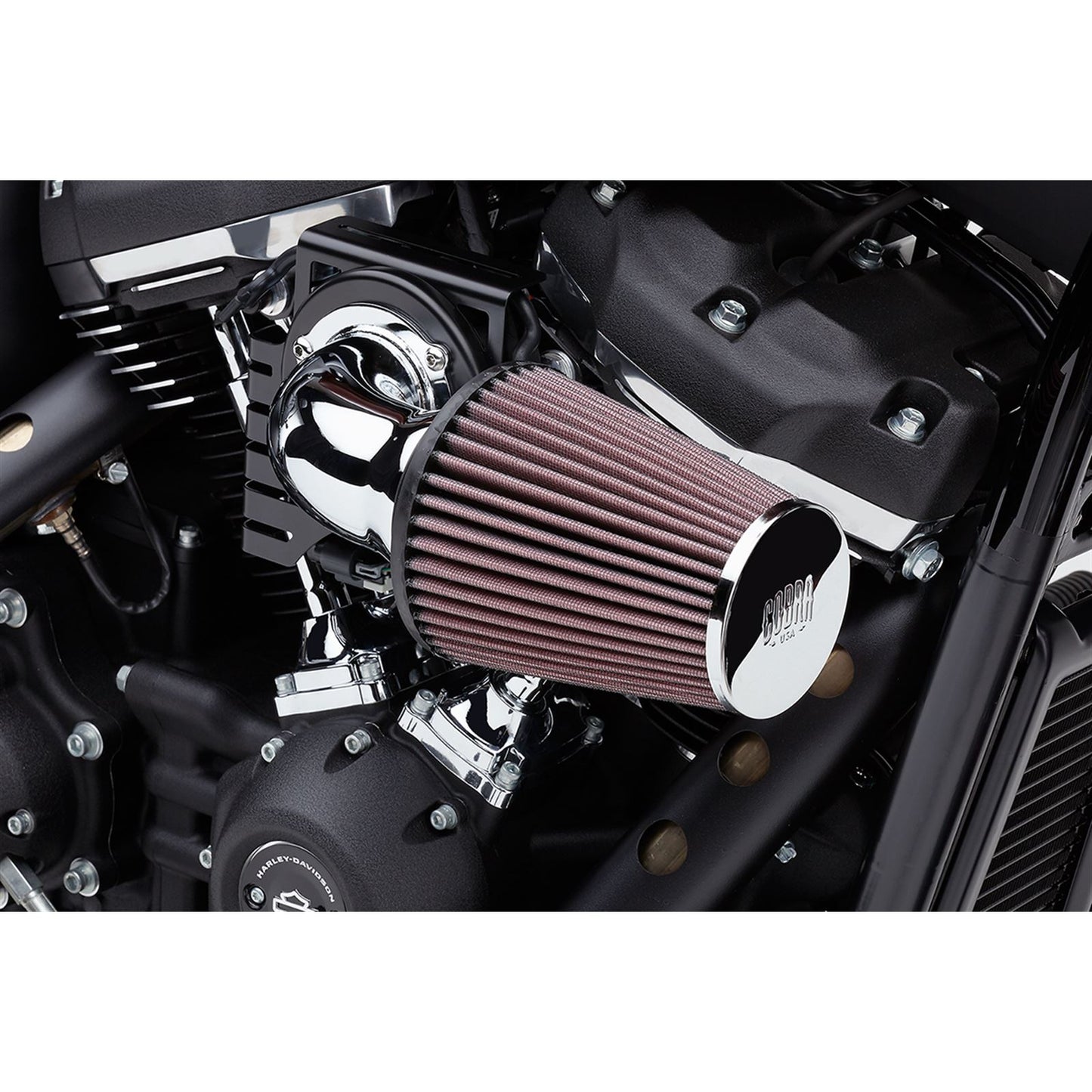 Cobra Air Filter Cone Chrome/Chrome '04-19XL 606-0103-06_360679