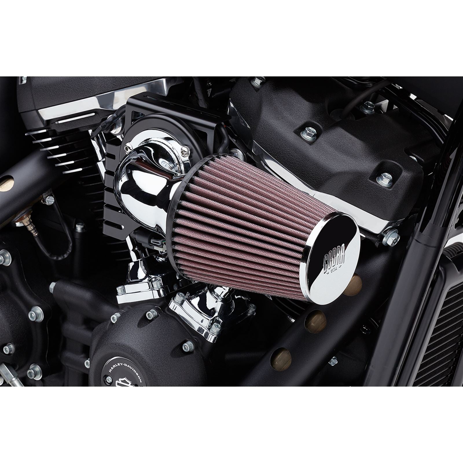 Cobra Air Filter Cone Chrome/Chrome '04-19XL 606-0103-06_360679