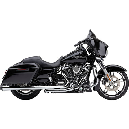 Cobra El Diablo 4" Mufflers - Chrome/Black - For Harley FLH FLT '17-'20 6208_361887