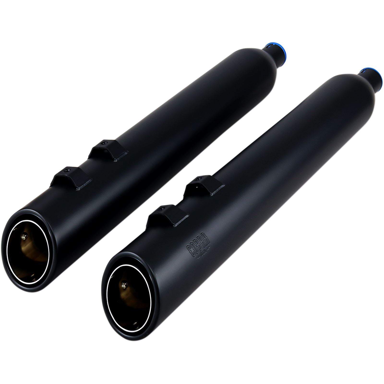 Cobra 909 Uppercut Mufflers - Black - '95-'16 FL 6268RB_361890