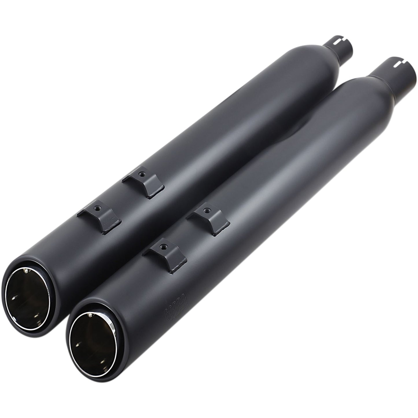 Cobra 909 Uppercut Mufflers - Black - '17-'20 FL 6269RB_361891