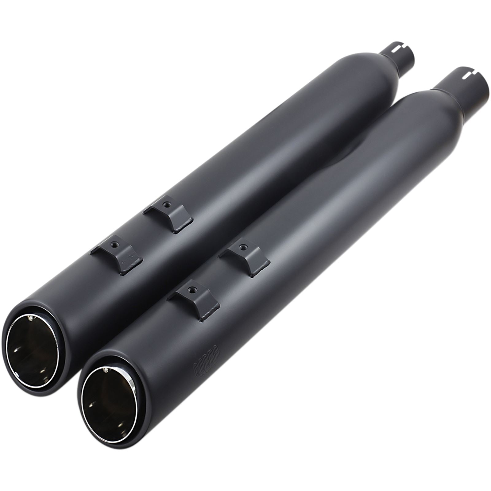 Cobra 909 Uppercut Mufflers - Black - '17-'20 FL 6269RB_361891