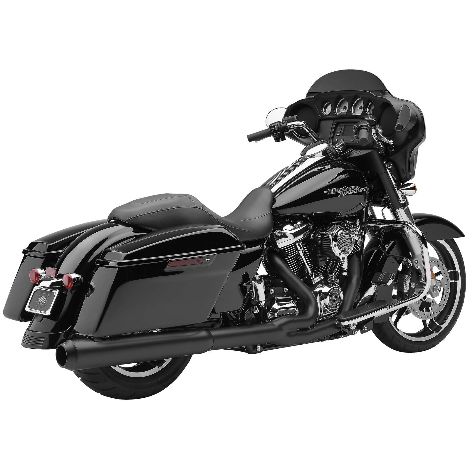 Cobra Powrflo 2:1 Exhaust - Black - '17-'20 FL 6451RB_120685
