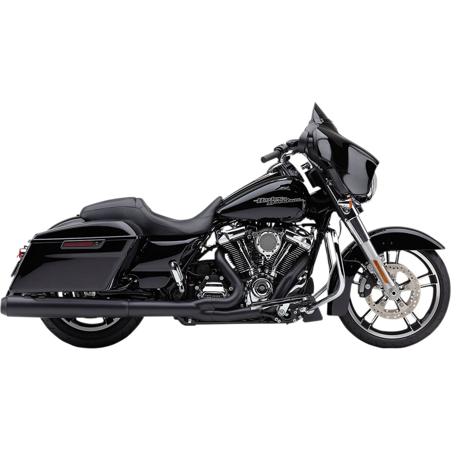 Cobra Powrflo 2:1 Exhaust - Black - '17-'20 FL 6451RB_361570