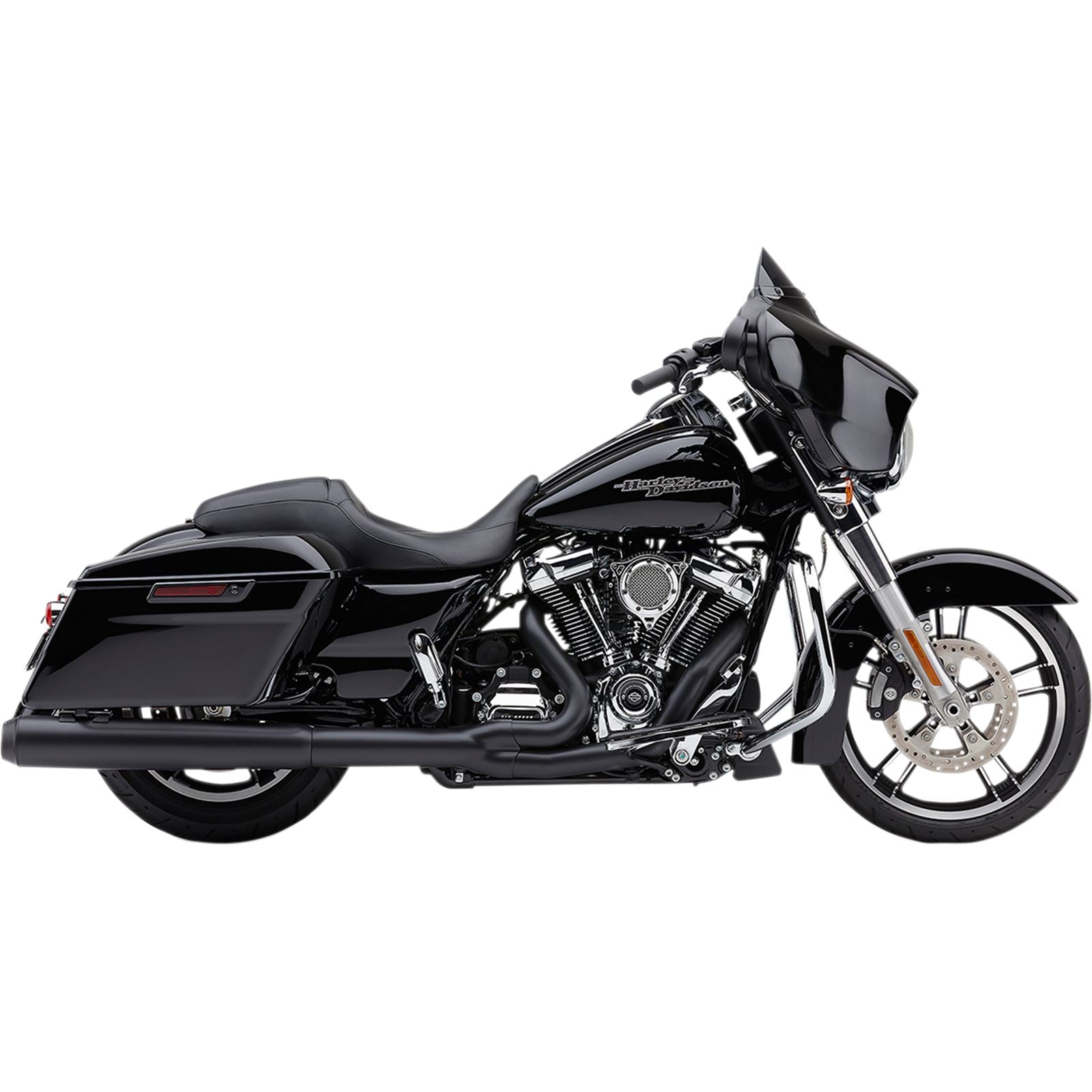 Cobra Powrflo 2:1 Exhaust - Black - '17-'20 FL 6451RB_361570