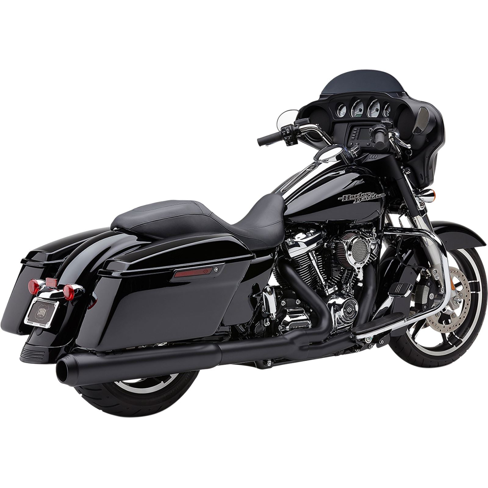 Cobra Powrflo 2:1 Exhaust - Black - '17-'20 FL 6451RB_361571