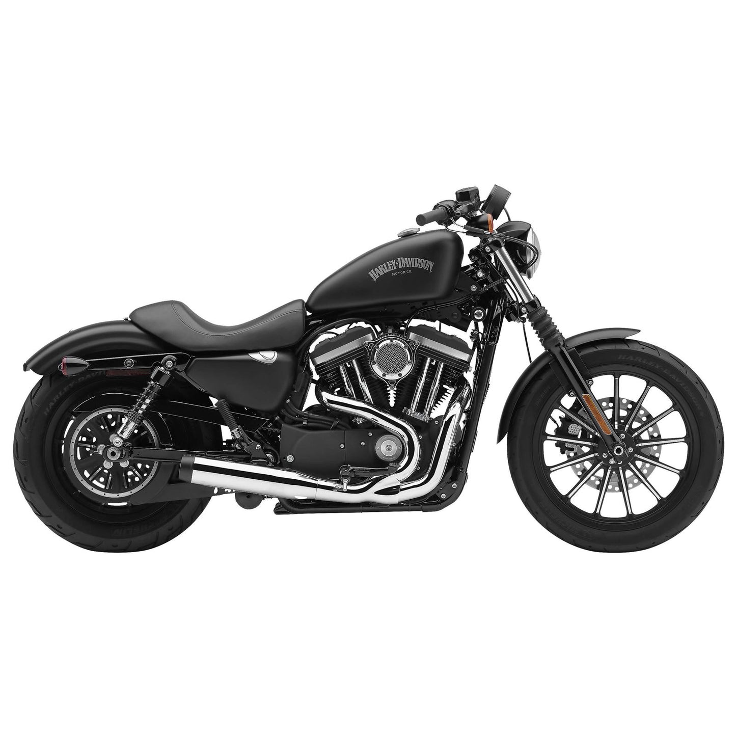 Cobra El Diablo Exhaust - Chrome - 3.5" - '14-'19 XL 6493_120692