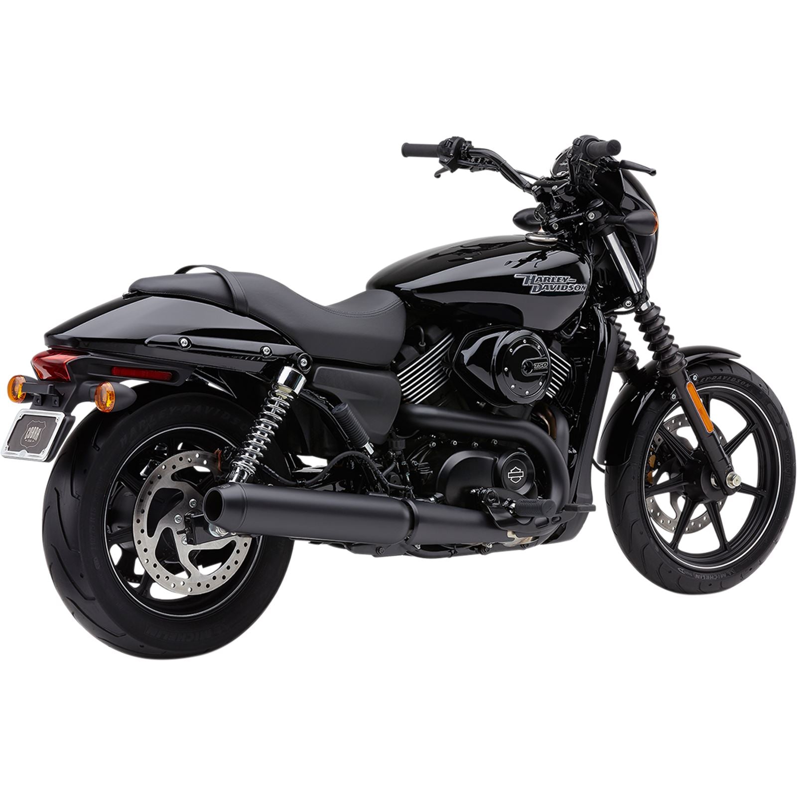 Cobra El Diablo 4" Mufflers - Black - '15-'20 XG500/750 6510B_361892