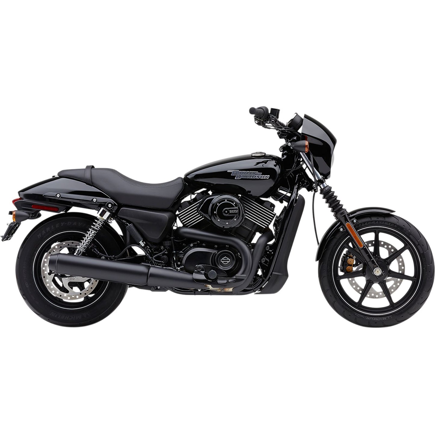 Cobra El Diablo 4" Mufflers - Black - '15-'20 XG500/750 6510B_361893