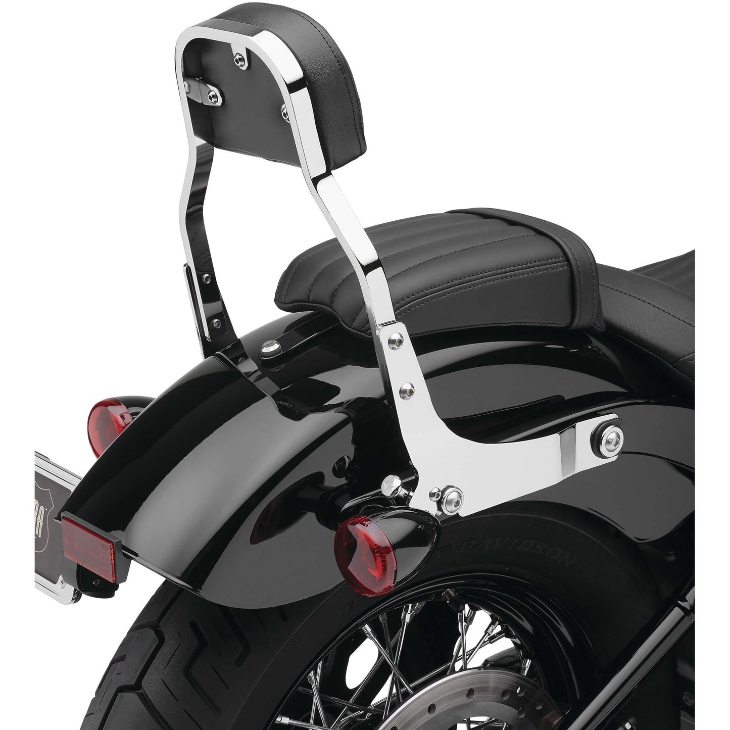Cobra Backrest Kit - 11" - Chrome - Dyna [MPN: 602-2024]_120707