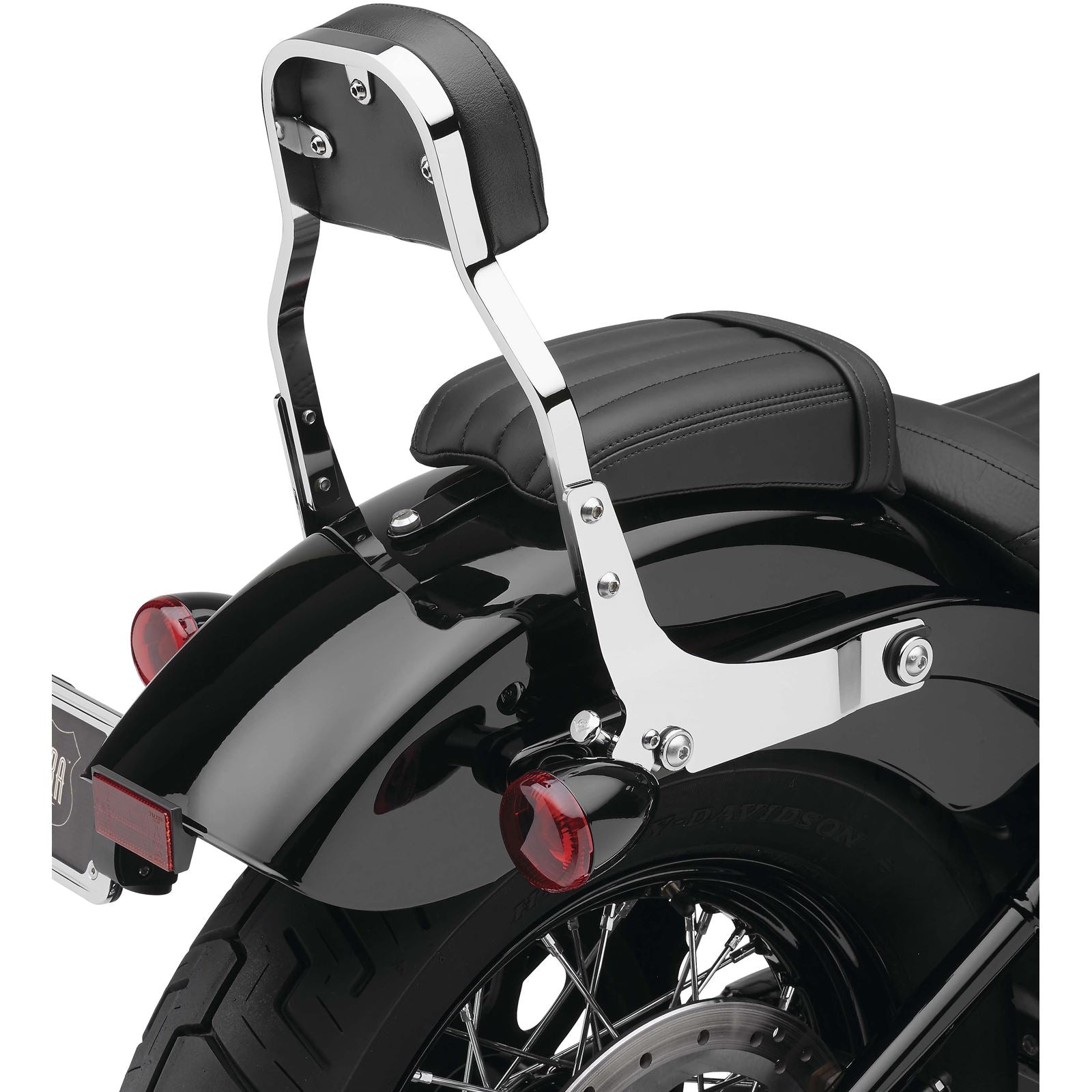 Cobra Backrest Kit - 11" - Chrome - Dyna [MPN: 602-2024]_120707