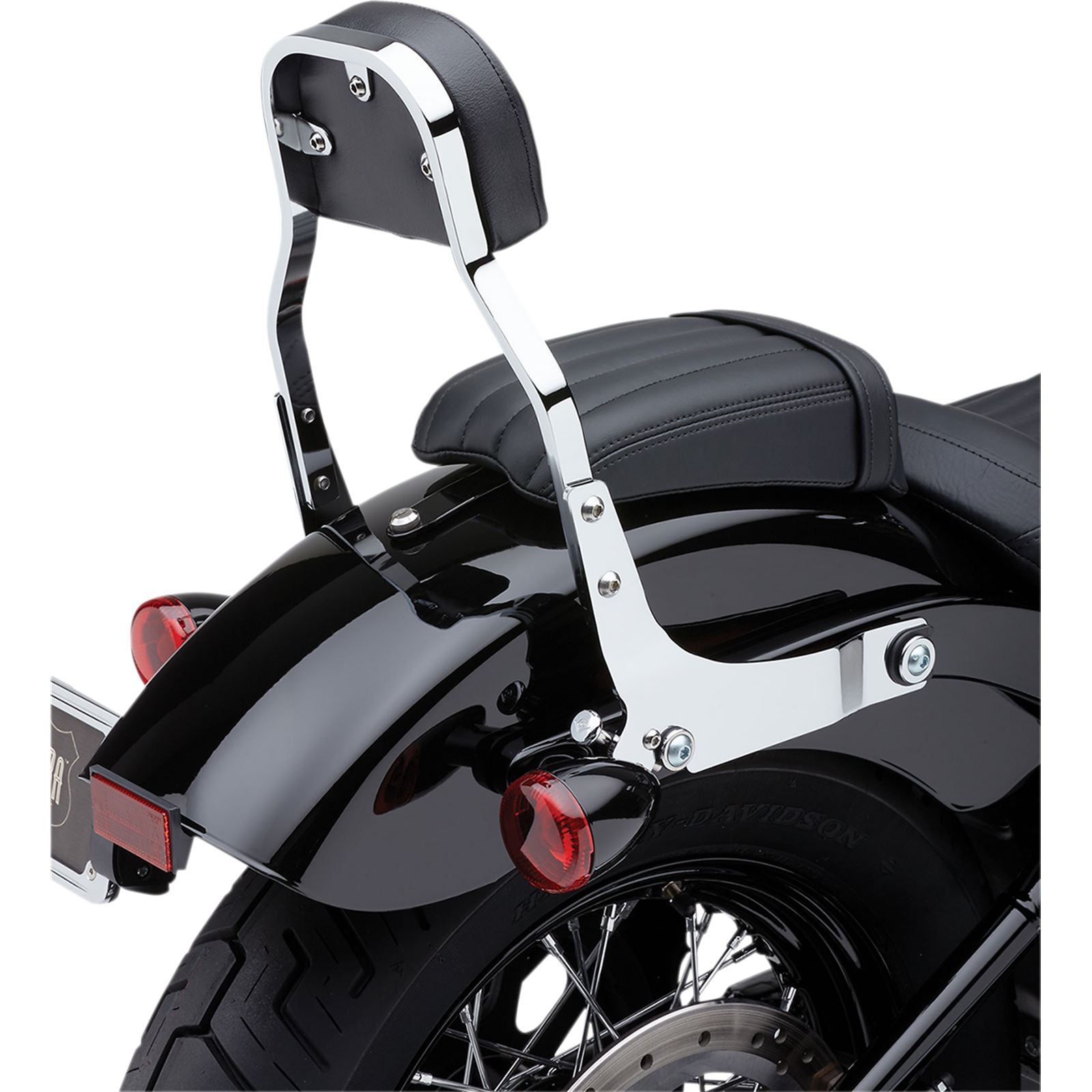 Cobra Backrest Kit - 11" - Chrome - Dyna [MPN: 602-2024]_361257