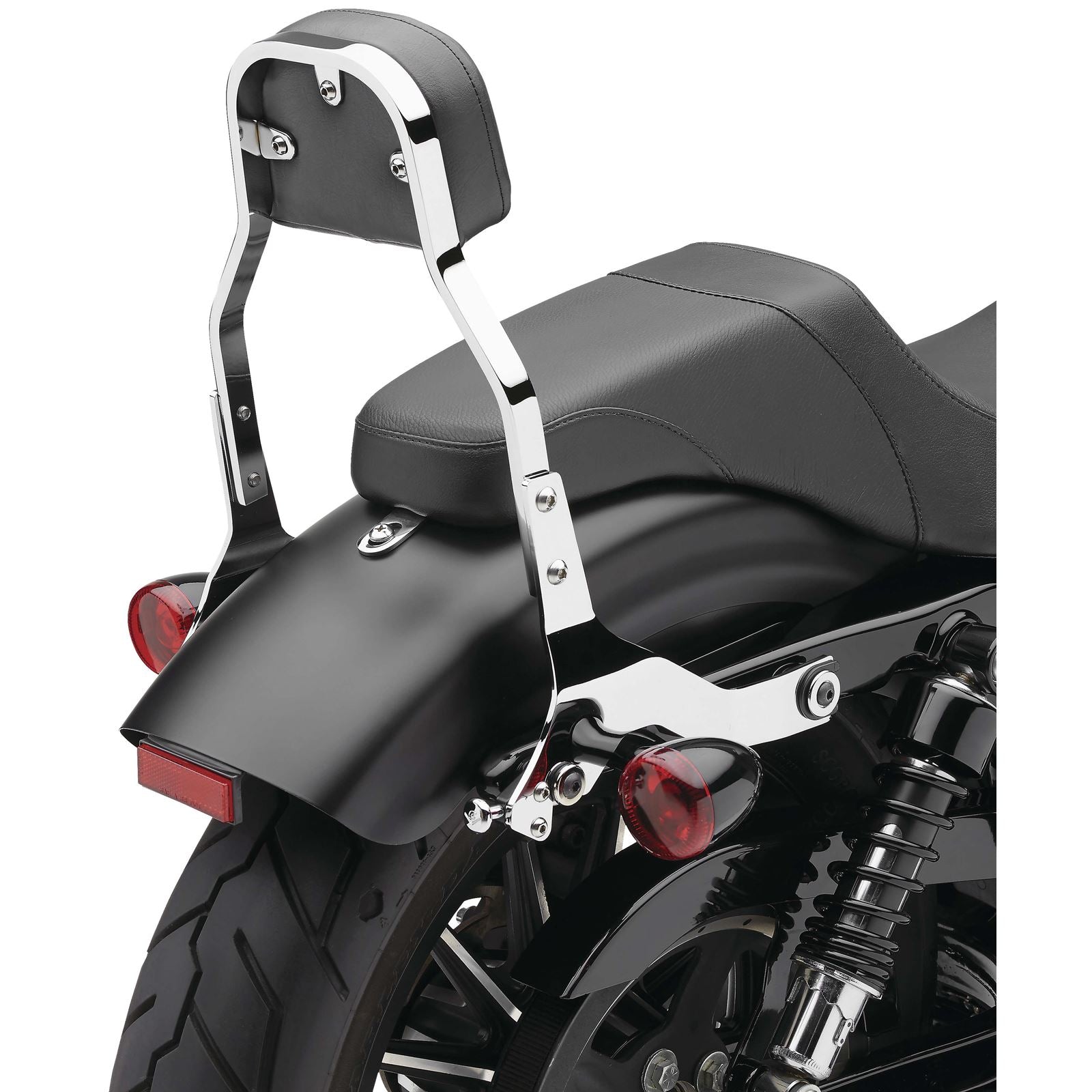 Cobra Backrest Kit - 11" - Chrome - Dyna [MPN: 602-2024]_120708