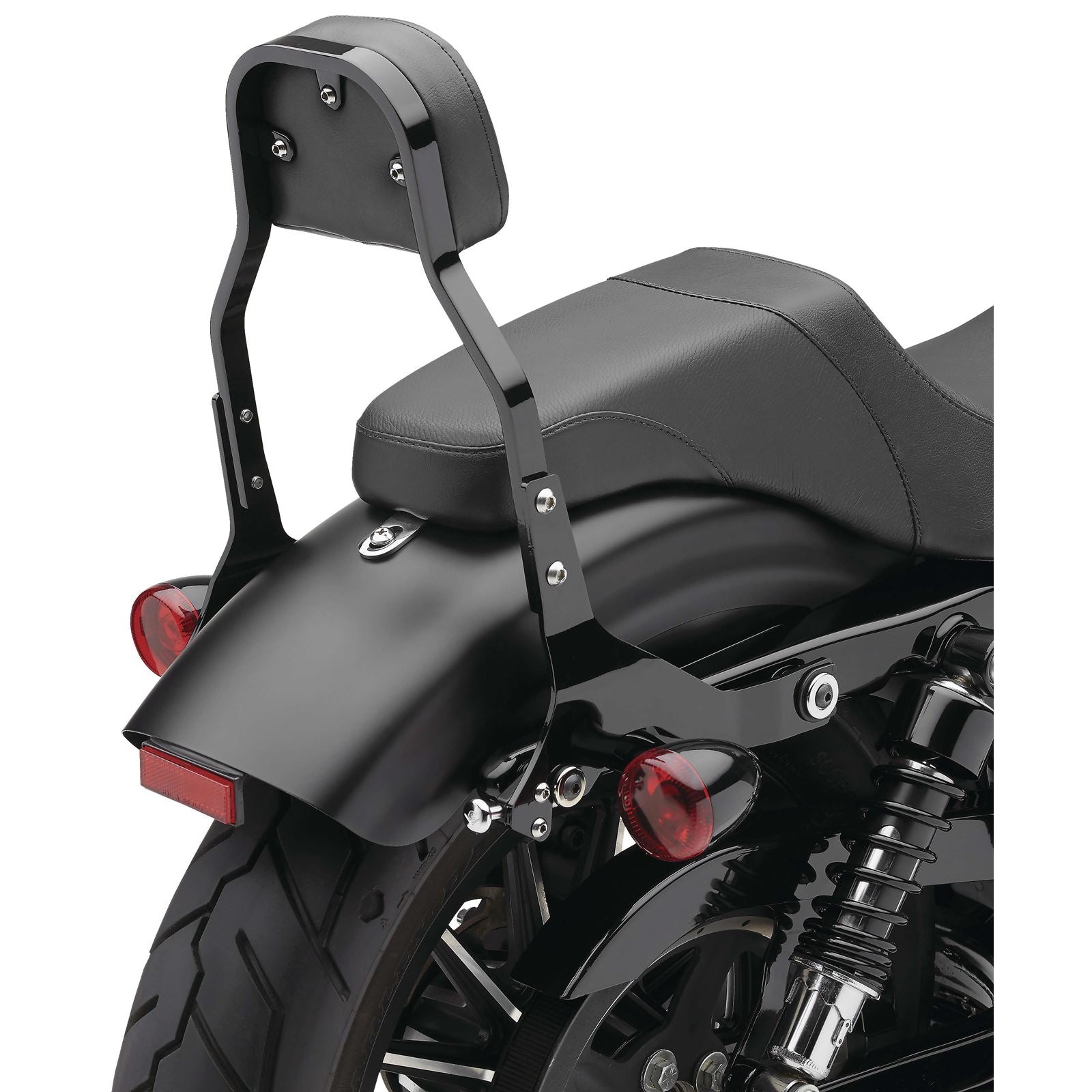 Cobra Backrest Kit - 11" - Black - Dyna 602-2024B_120710