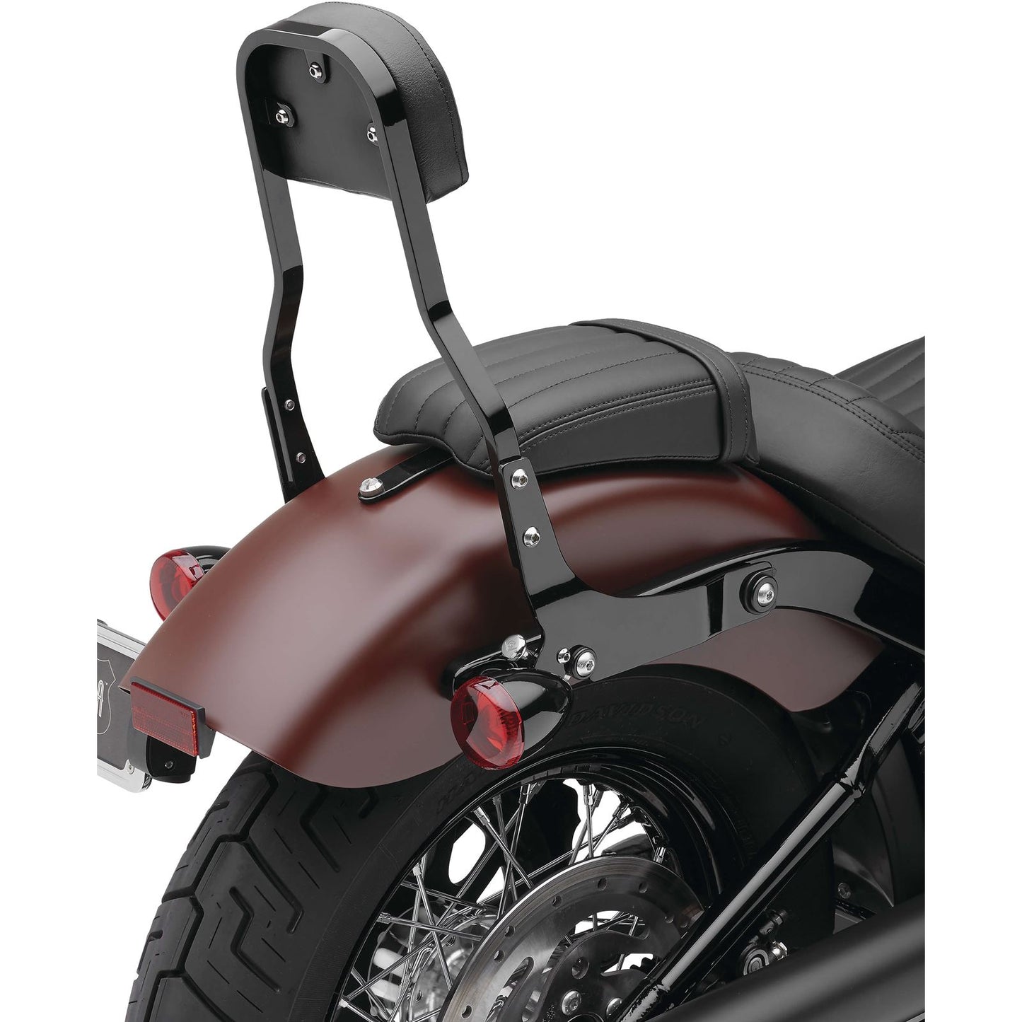 Cobra Backrest Kit - 14" - Black - Dyna 602-2044B_120717