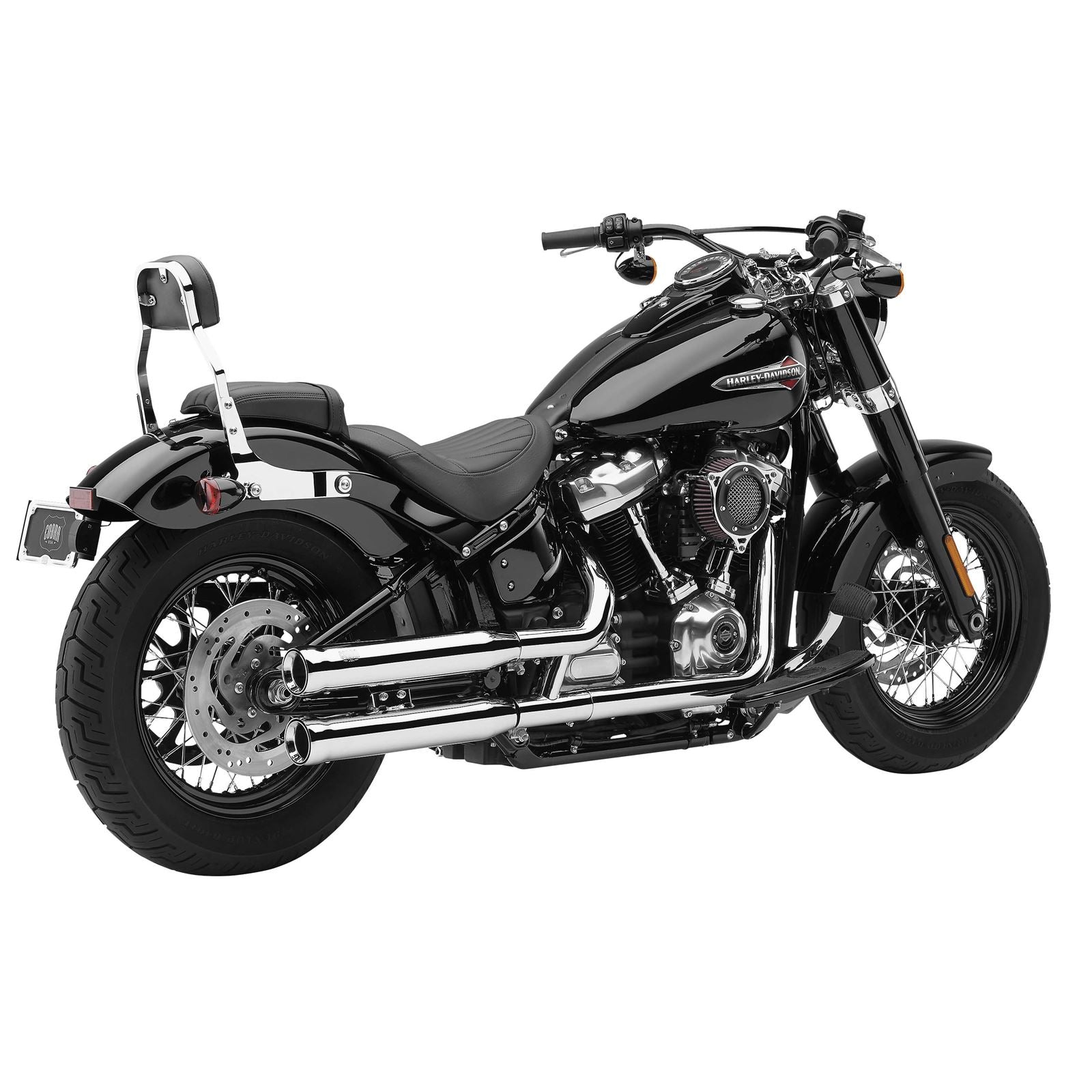 Cobra Neighbor Hater Mufflers - Chrome - '18-'20 Softail 6047_120722