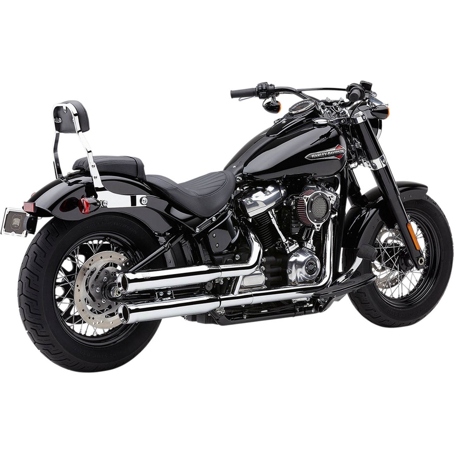 Cobra Neighbor Hater Mufflers - Chrome - '18-'20 Softail 6047_361900
