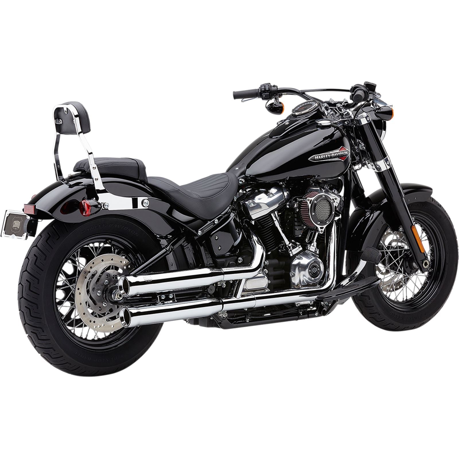 Cobra Neighbor Hater Mufflers - Chrome - '18-'20 Softail 6047_361900