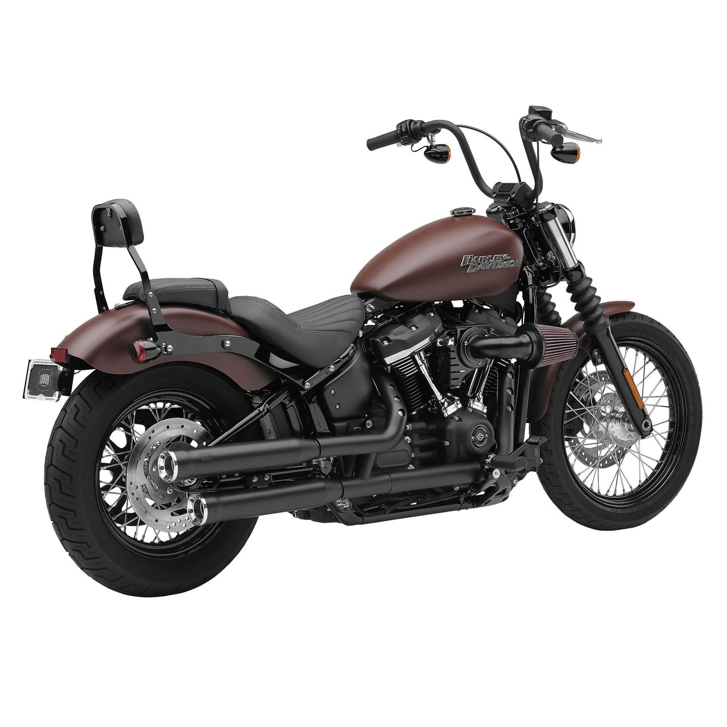 Cobra RPT Mufflers - Black - '18-'20 Softail 6057B_120725