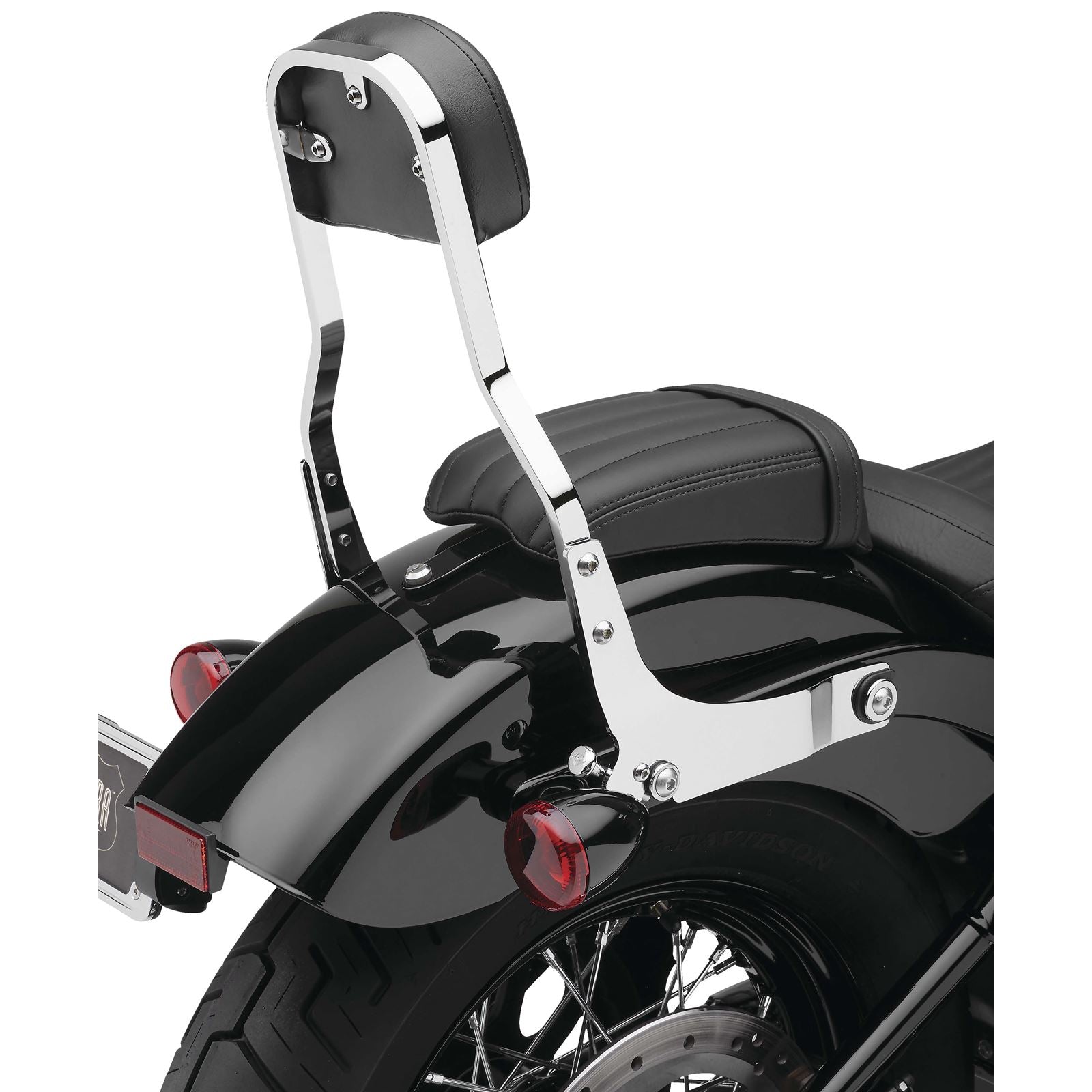 Cobra Backrest Kit - 14" - Chrome - Softail [MPN: 602-2046]_120732