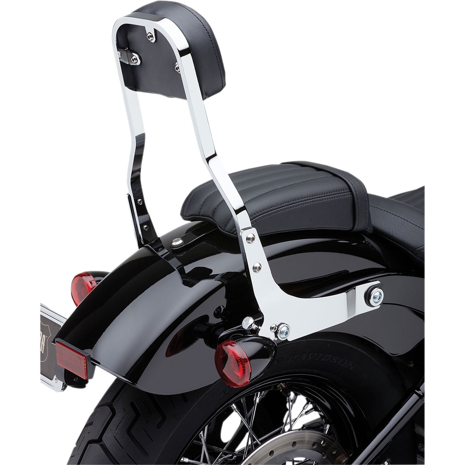Cobra Backrest Kit - 14" - Chrome - Softail [MPN: 602-2046]_361276
