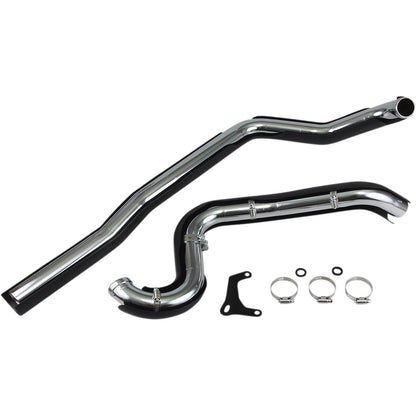 Cobra True Dual Headpipes - Black - '95-'06 FL 6250RB_361601