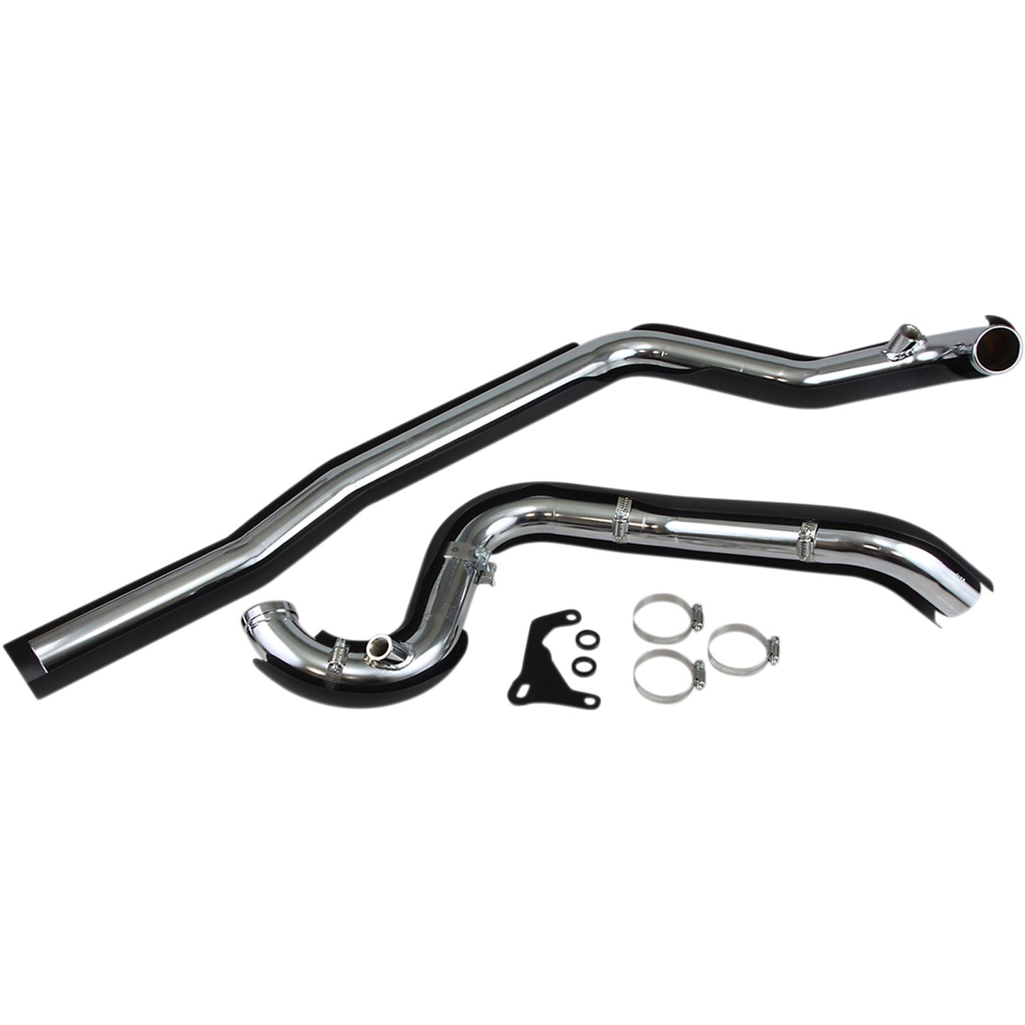 Cobra True Dual Headpipes - Black - '07-'08 FL 6251RB_361603