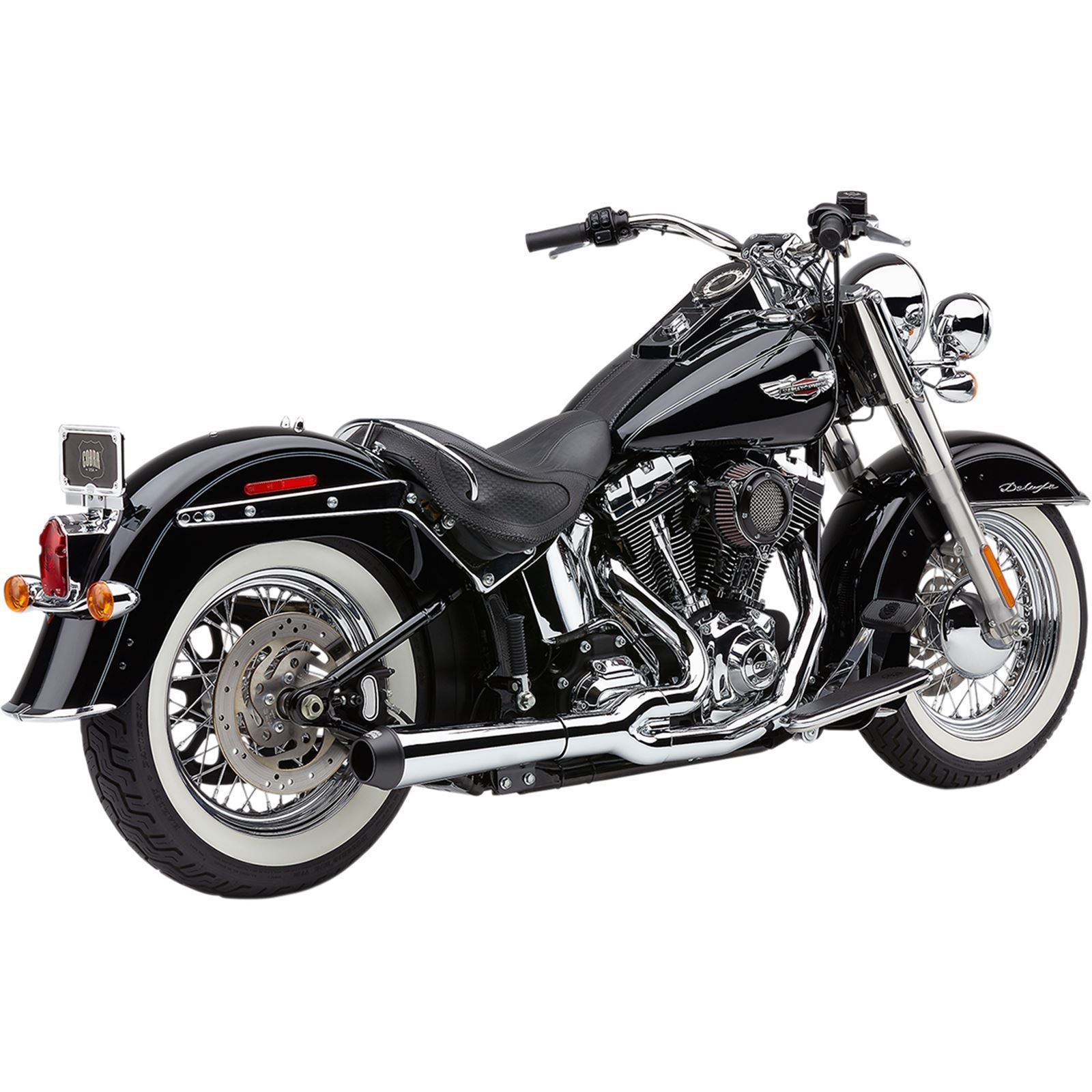 Cobra El Diablo Exhaust - Chrome - '12-'17 Softail [MPN: 6483]_361606