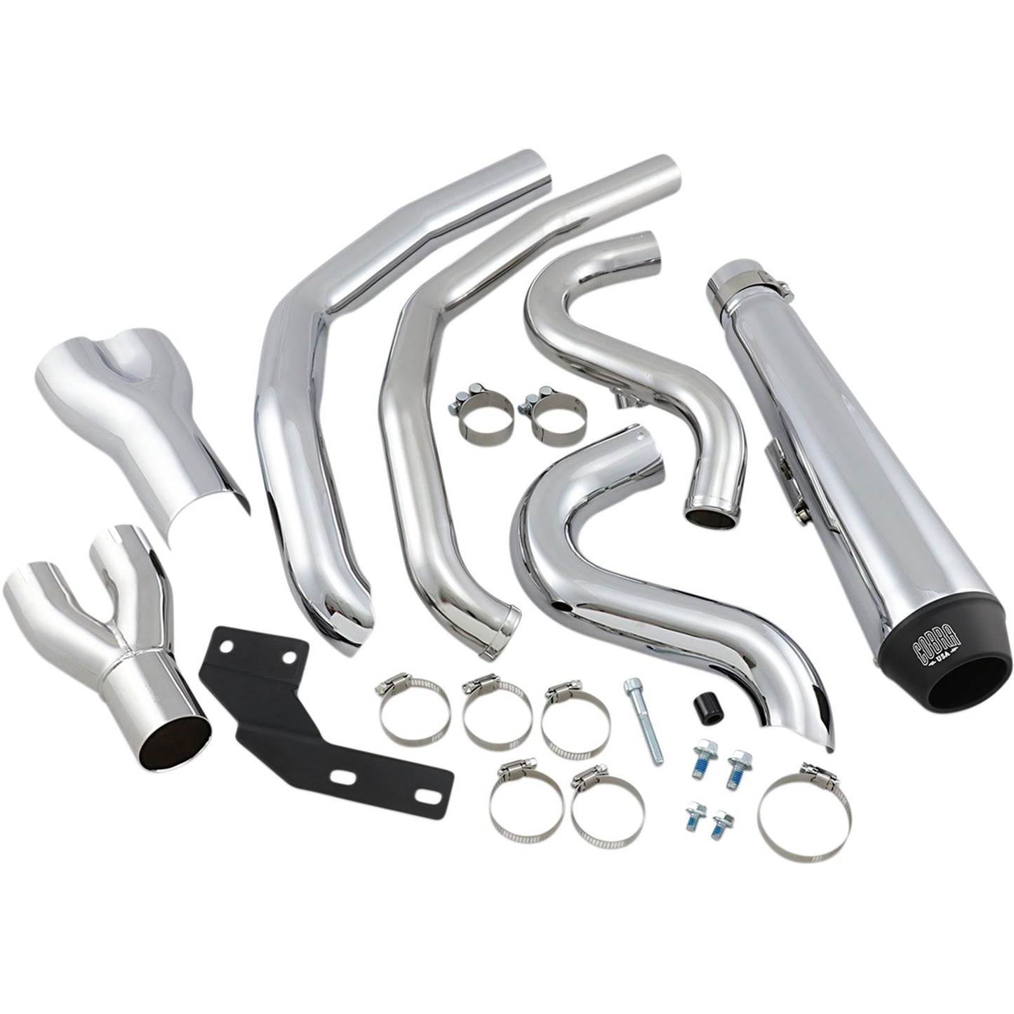 Cobra El Diablo Exhaust - Chrome - '12-'17 Softail [MPN: 6483]_361607