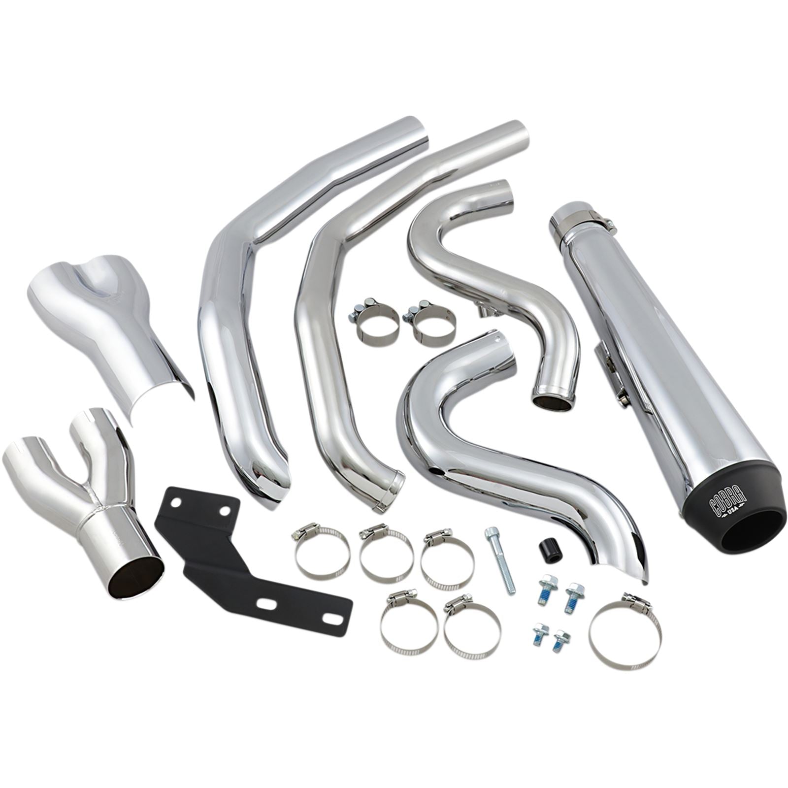 Cobra El Diablo Exhaust - Chrome - '12-'17 Softail [MPN: 6483]_361607