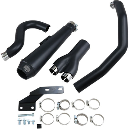 Cobra El Diablo Exhaust - Black - '12-'17 Softail 6483B_361611