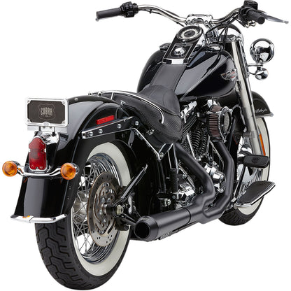 Cobra El Diablo Exhaust - Black - '88-'06 Softail 6485B_361624