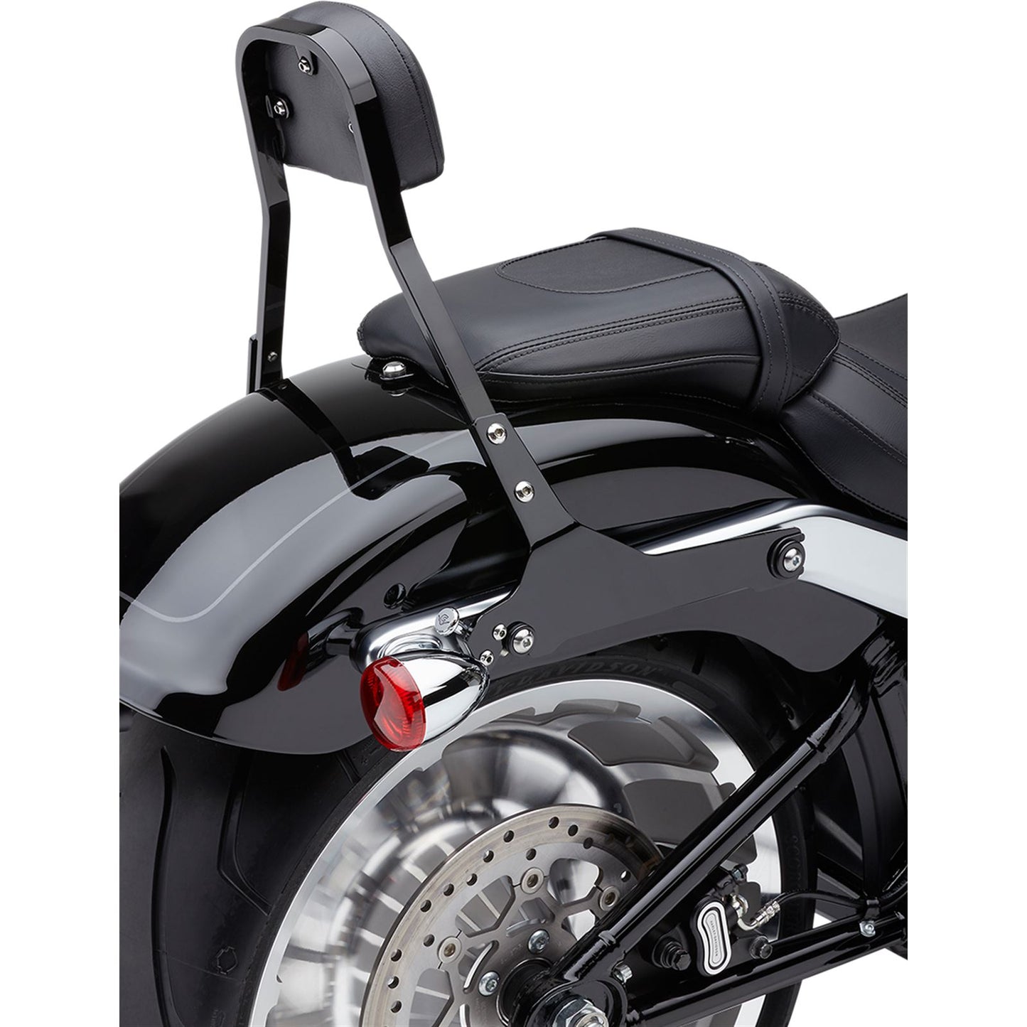 Cobra Backrest Kit - 11" - Black - Softail 602-2027B_361280