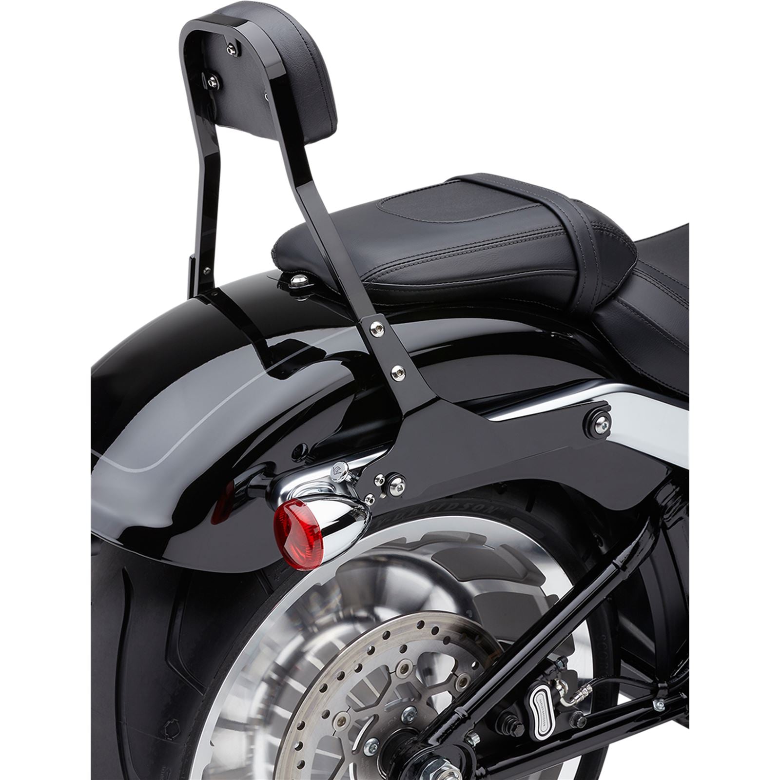 Cobra Backrest Kit - 11" - Black - Softail 602-2027B_361280