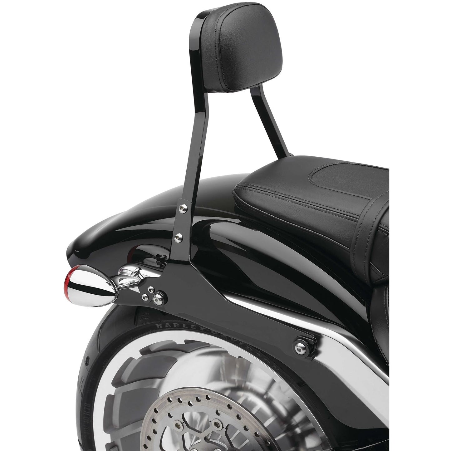 Cobra Backrest Kit - 11" - Black - Softail 602-2027B_120739