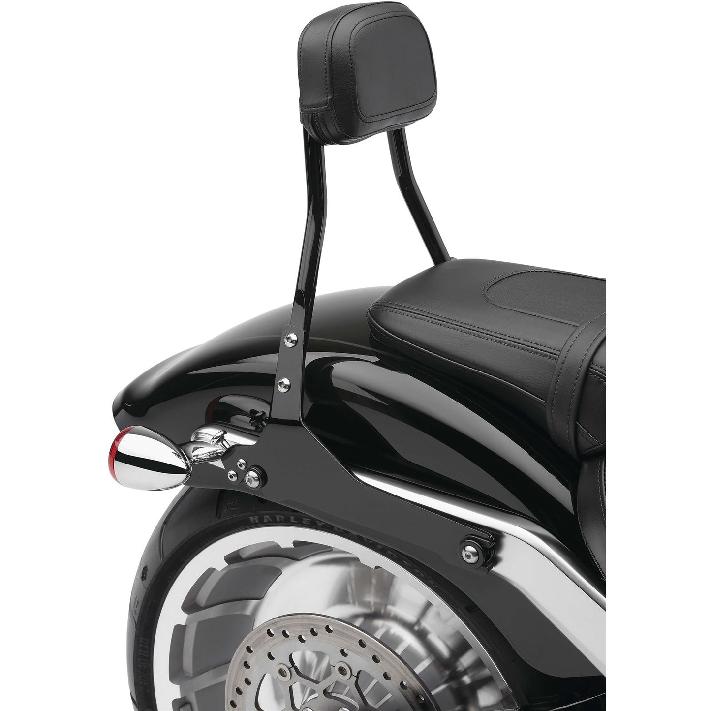 Cobra Backrest Kit - 14" - Black - Softail 602-2007B_120743