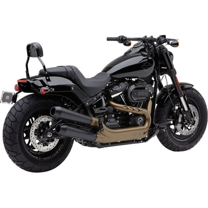Cobra El Diablo 4" Mufflers - Black - '18-'20 Fat Bob 6046B_361910