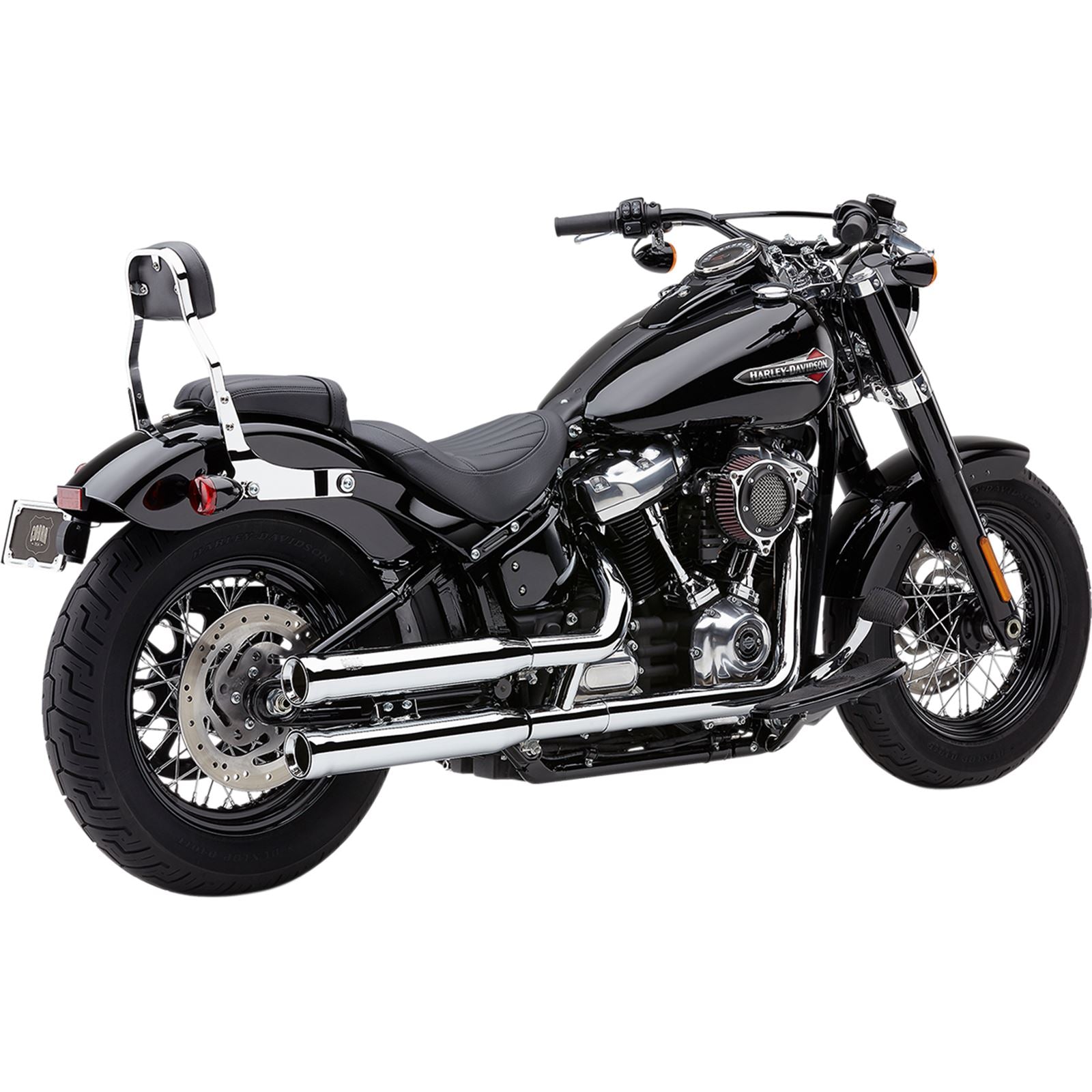 Cobra Neighbor Hater Mufflers - Chrome - '18-'20 FLHC/FLDE 6048_361912