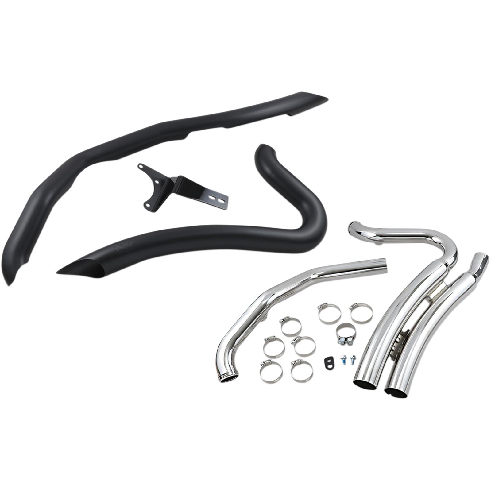 Cobra Speedster Swept Short Exhaust - Black - '17-'20 FL 6231B_361647