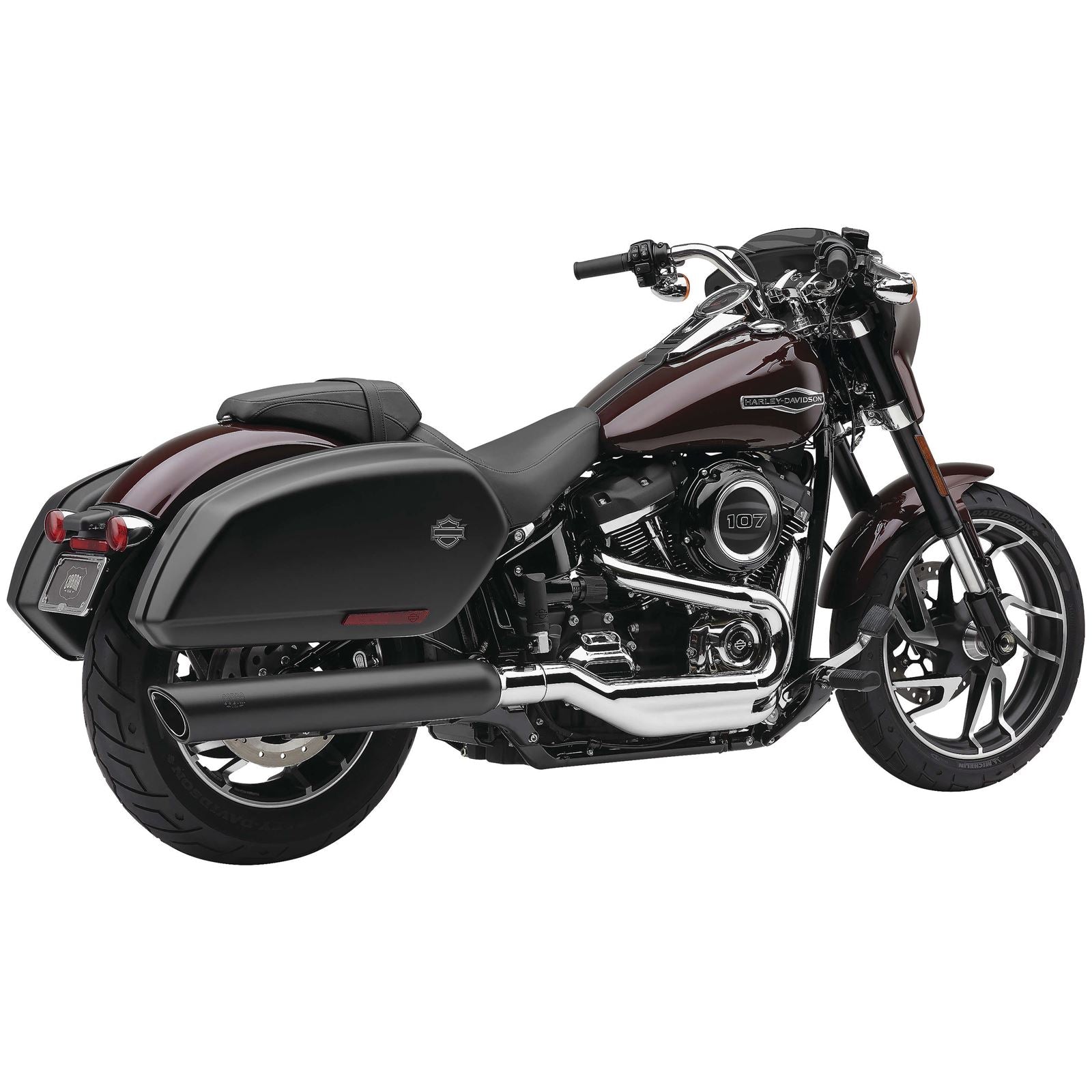 Cobra 909 Twin Muffler - Black - '18-'20 FLSB 6520B_120766