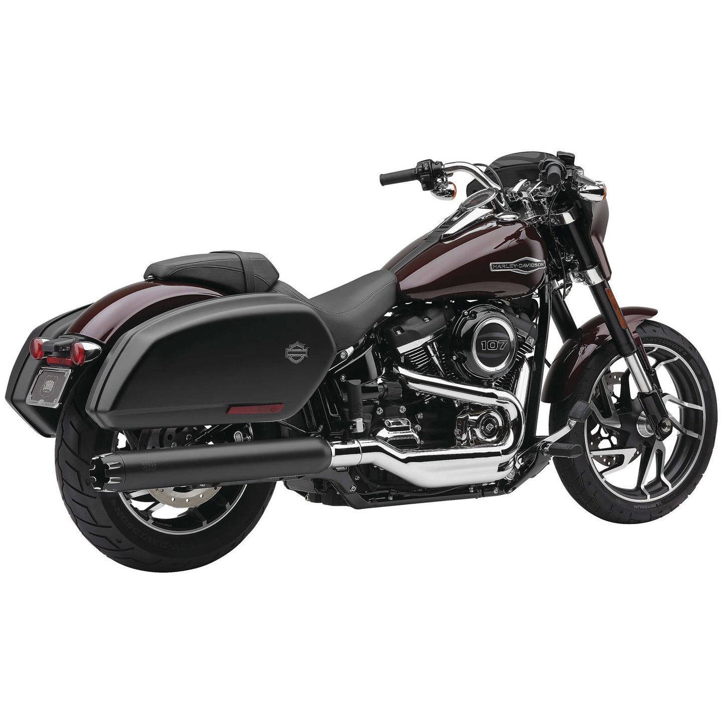 Cobra Dual Cut Muffler - Black - '18-'20 FLSB 6521B_120768