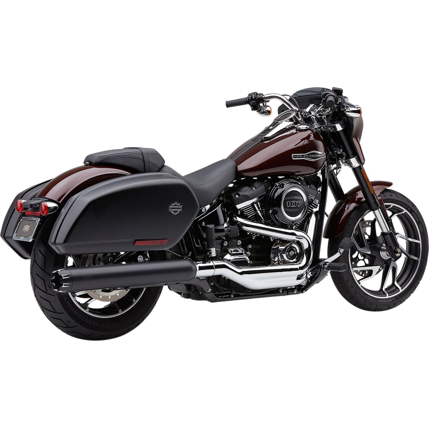 Cobra Dual Cut Muffler - Black - '18-'20 FLSB 6521B_361922