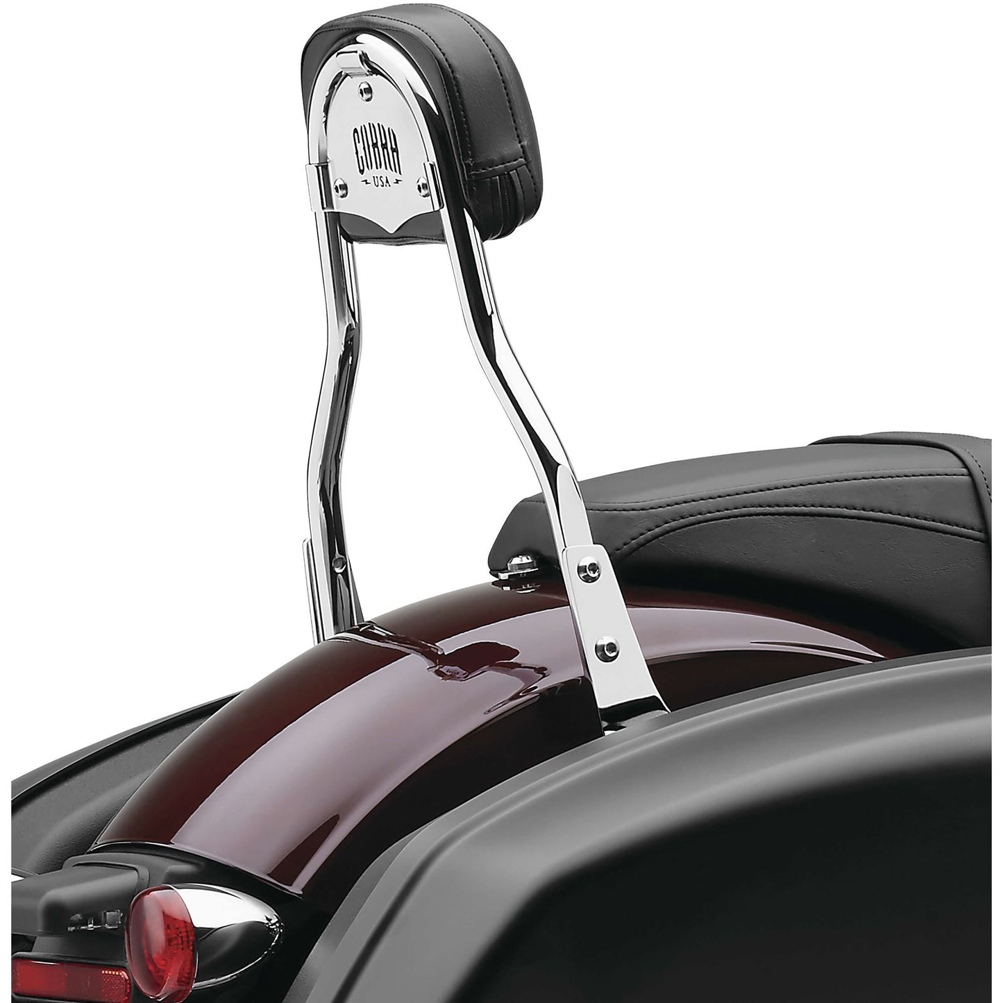 Cobra Backrest Kit - 14" - Chrome - FLSB 602-2011_120769
