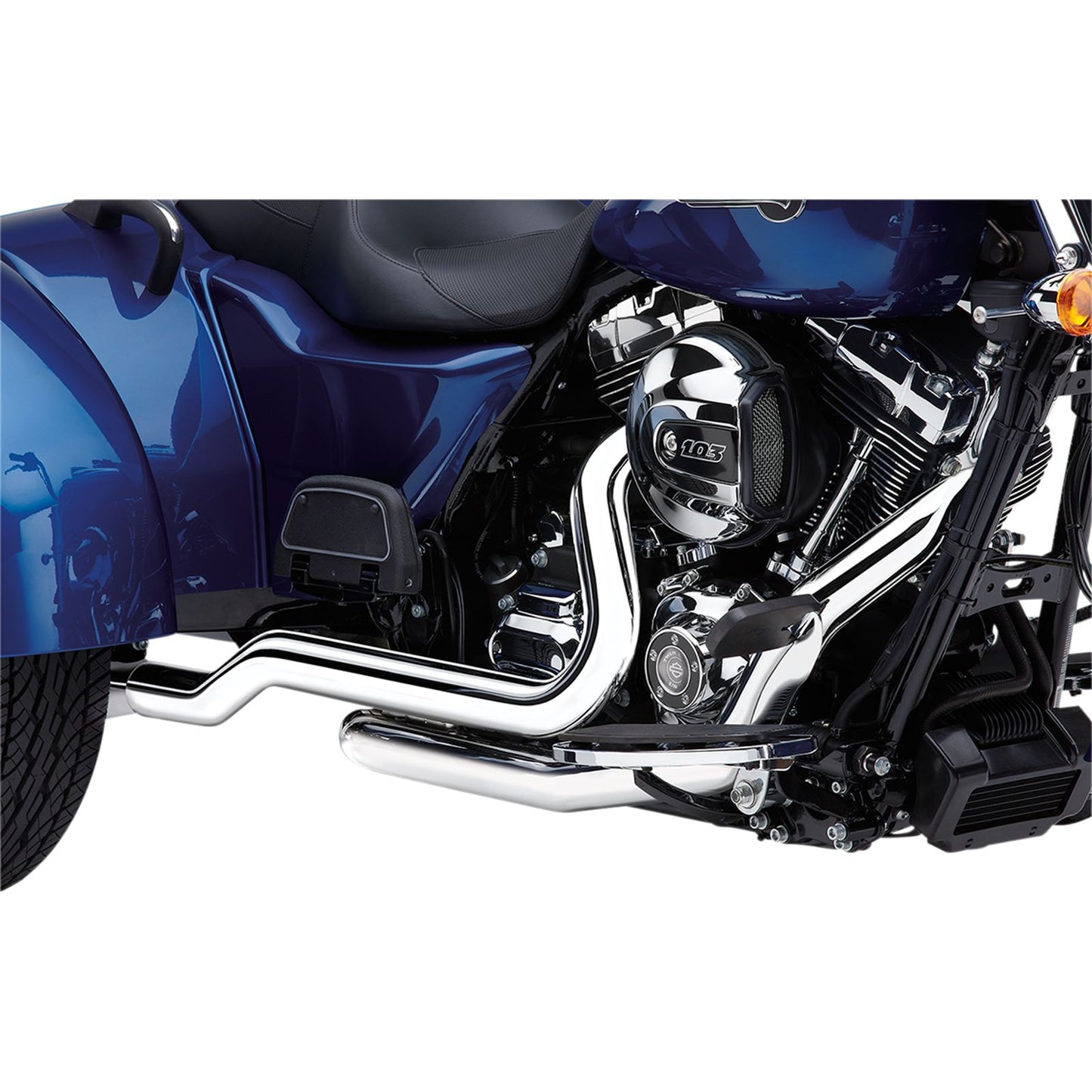 Cobra Powerport Dual Headpipes - Chrome 6254_361946