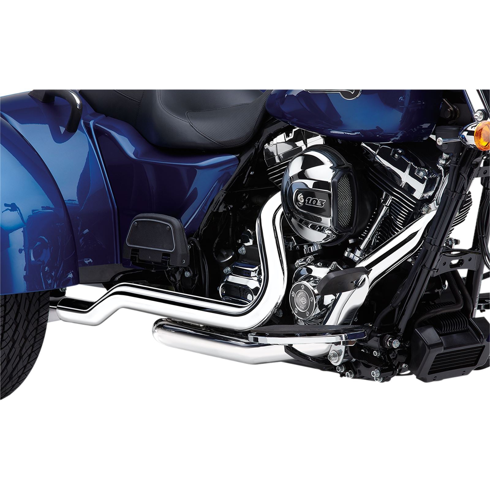 Cobra Powerport Dual Headpipes - Chrome 6254_361946