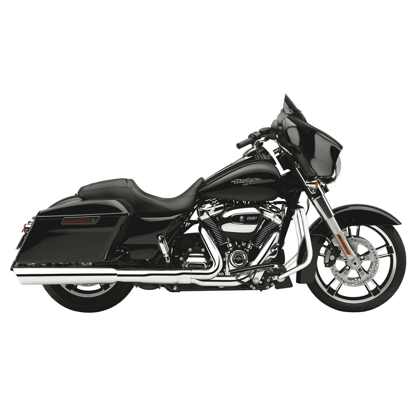Cobra 909 Slip-On Mufflers - Chrome - '17-'20 FL 6108_120778