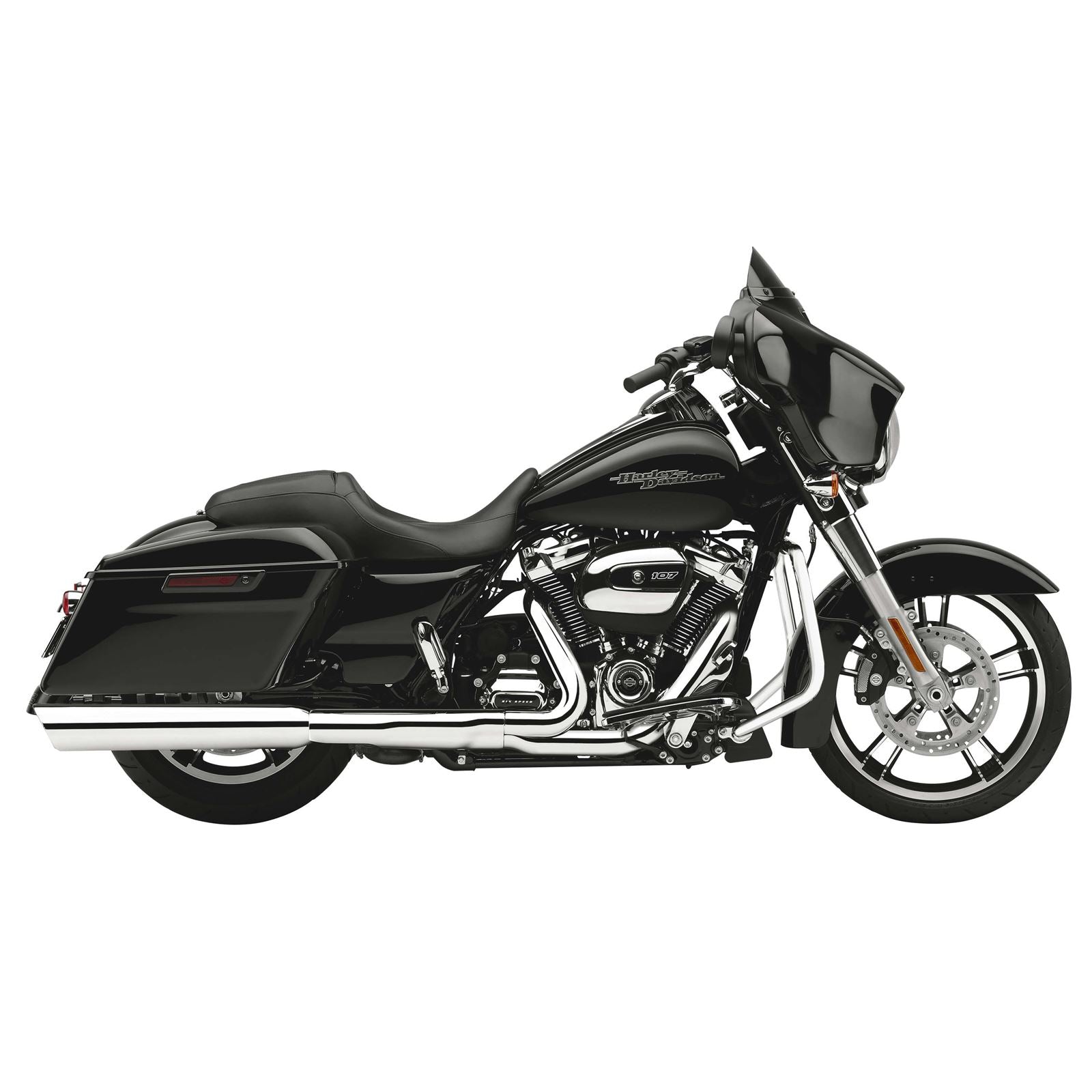 Cobra 909 Slip-On Mufflers - Chrome - '17-'20 FL 6108_120778