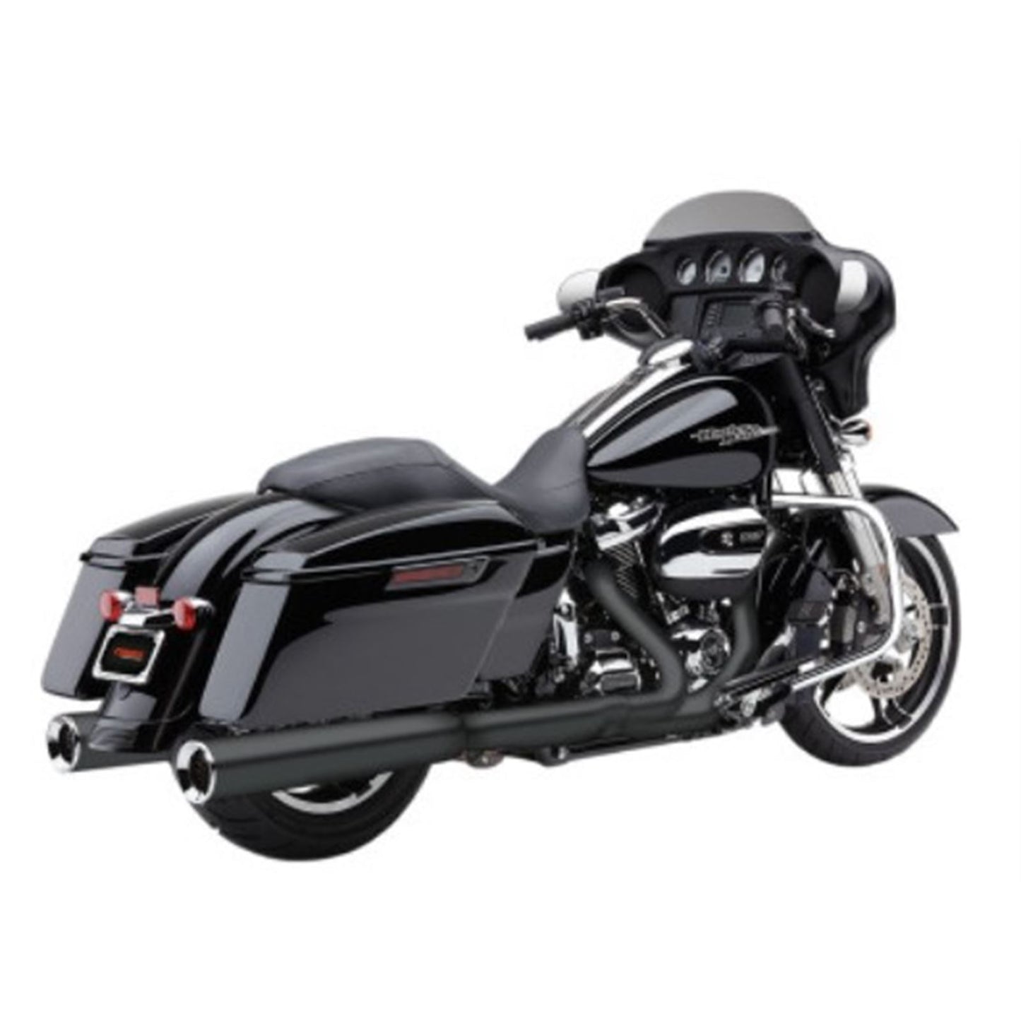 Cobra Powrflo Mufflers - Black - '17-'20 FL 6214RB_681325