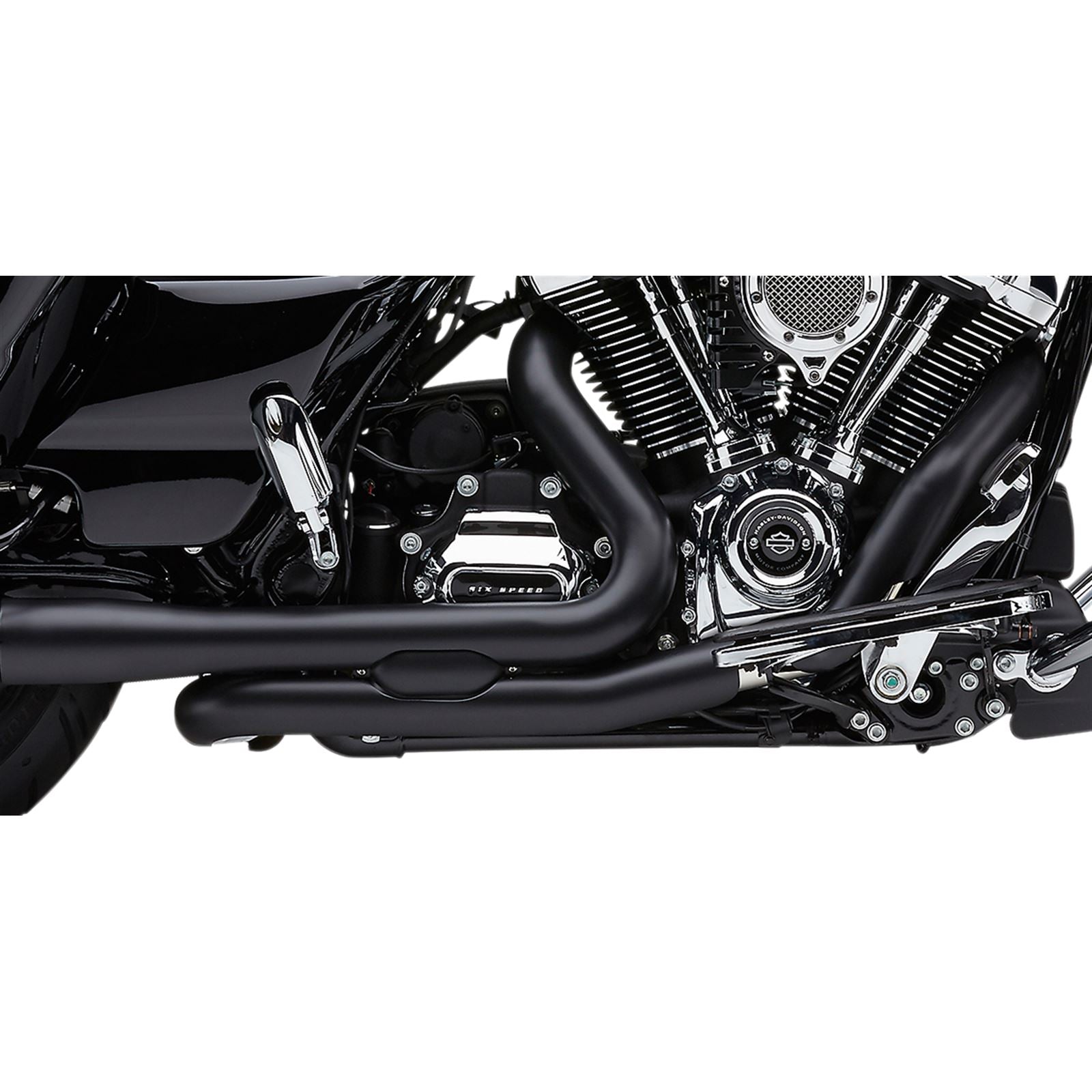 Cobra Pro Chamber Headpipes - Chrome 6255RB_361961